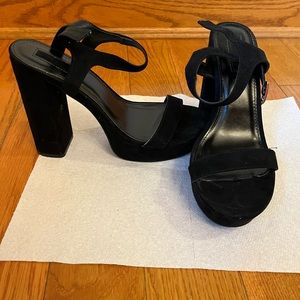 Forever 21 suede platform heels